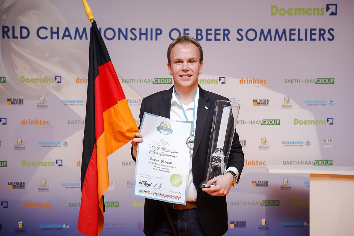 Stephan Hilbrandt ist neuer Weltmeister der Sommeliers für Bier
