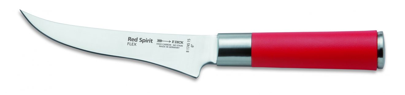 F. DICK Ausbeinmesser Red Spirit - Professionelles Fleischmesser Mit 15cm Klinge