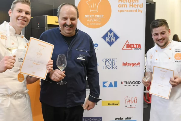 Endlich war es wieder soweit: Der Nachwuchskochwettbewerb Next Chef Award fand nach dreijähriger Pause auf der INTERNORGA statt. © Hamburg Messe u. Congress