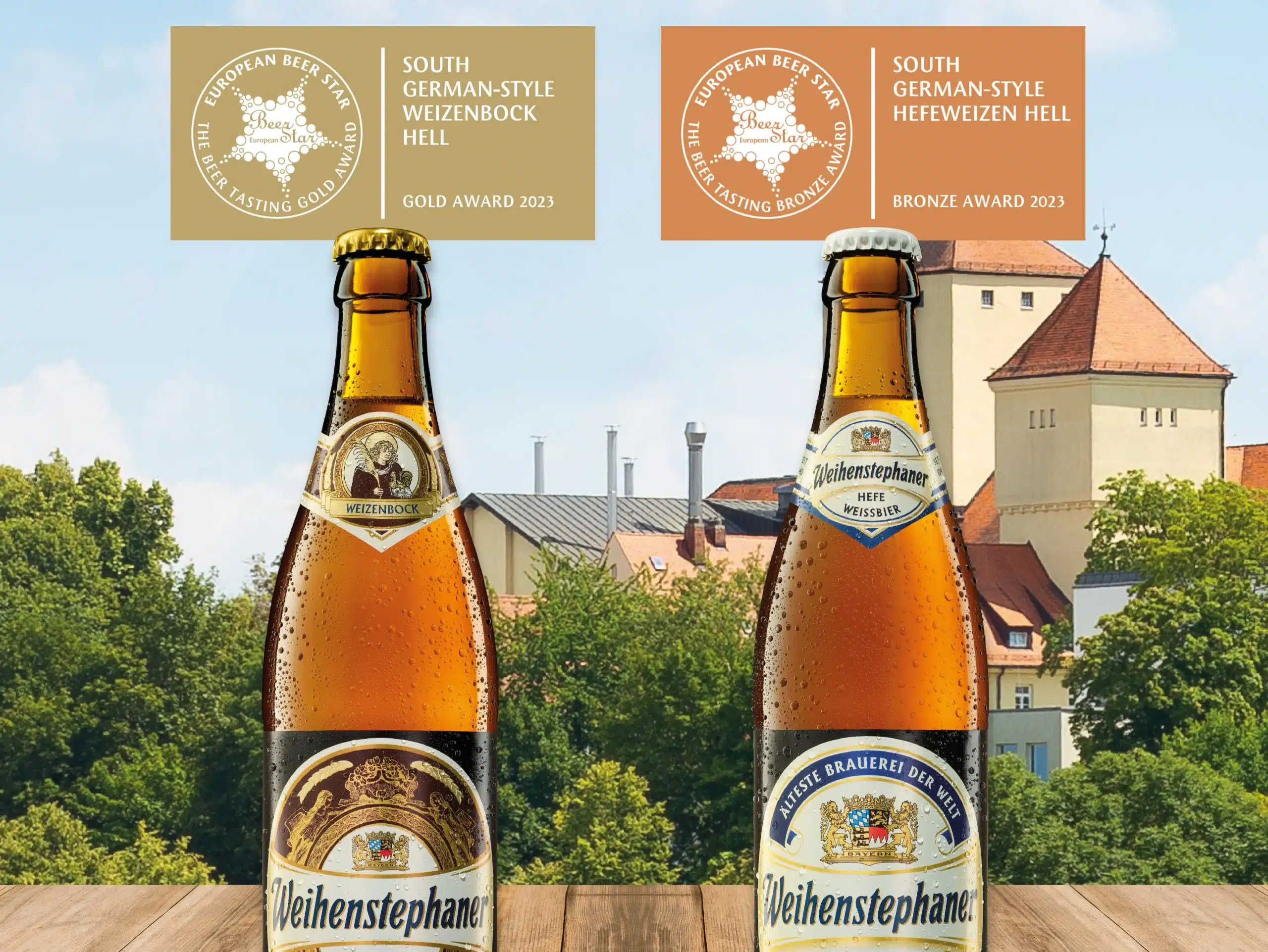 Gold und Bronze für die Brauerei Weihenstephan: Weizenbock Vitus und ...