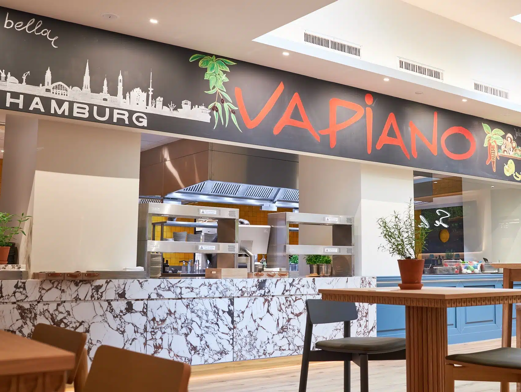 VAPIANO am Gänsemarkt ist nach Umbau zurück mit neuem Look & Feel und neuer Guest Journey