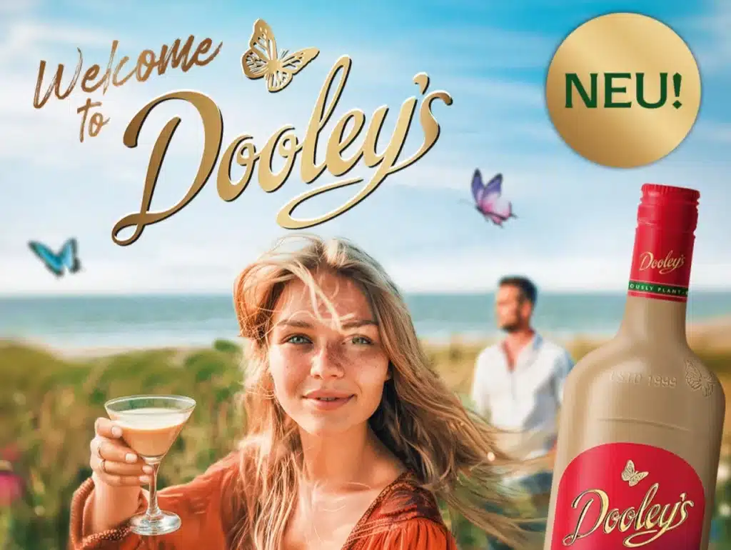 Dooley’s Creamy Liqueur von WALDEMAR BEHN passt sich den sich entwickelnden Verbraucherpräferenzen und weltweiten Trends zu nachhaltigeren und pflanzenbasierten Ernährungsweisen an. © WALDEMAR BEHN