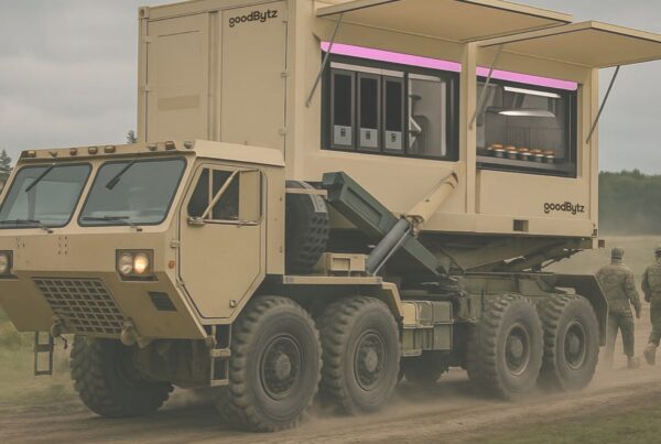 Das Hamburger Food-Tech-Startup goodBytz steigt mit einem Leuchtturmprojekt der U.S. Army in den Verteidigungssektor ein. Erstmals soll eine vollständig autonome Roboterküche für militärische Zwecke eingesetzt werden. © goodBytz