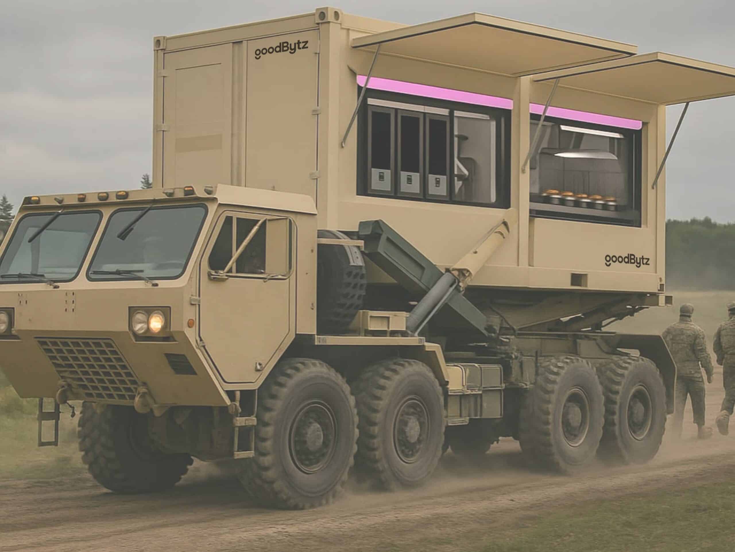 Hamburger Startup goodBytz gewinnt U.S.-Army als ersten Großkunden für Küchenroboter-Container