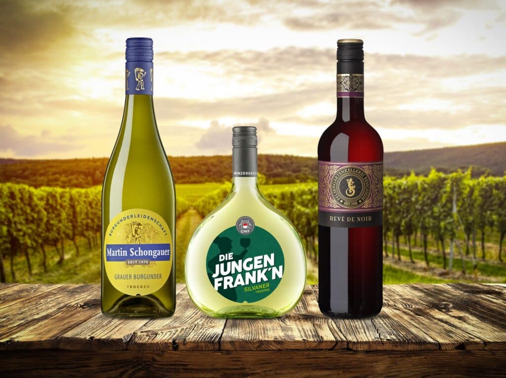 Drei führende Winzergenossenschaften aus den Anbaugebieten Baden, Württemberg und Franken starten ab Januar 2026 das erste überregionale Einkaufskontor in Deutschland, um Beschaffungsvorhaben künftig stärker zu bündeln. © Einkaufskontor-Sued