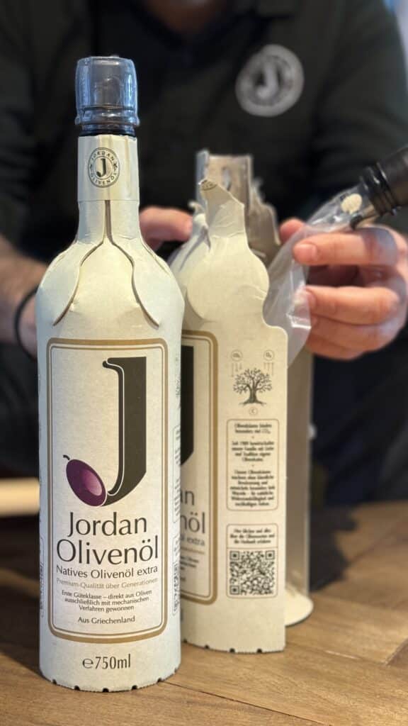 Jordan Olivenöl - Papierflasche