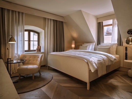 Innenarchitektur von 15 Suiten der Pfistermühle ausgezeichnet