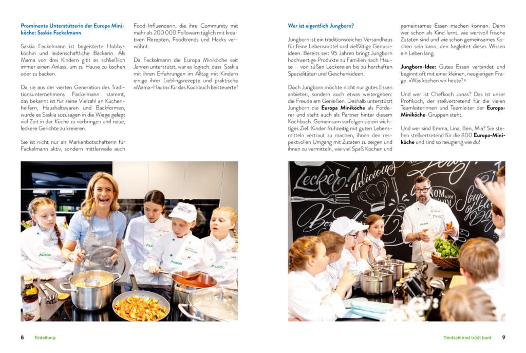 Miniköche Kochbuch Innenseite