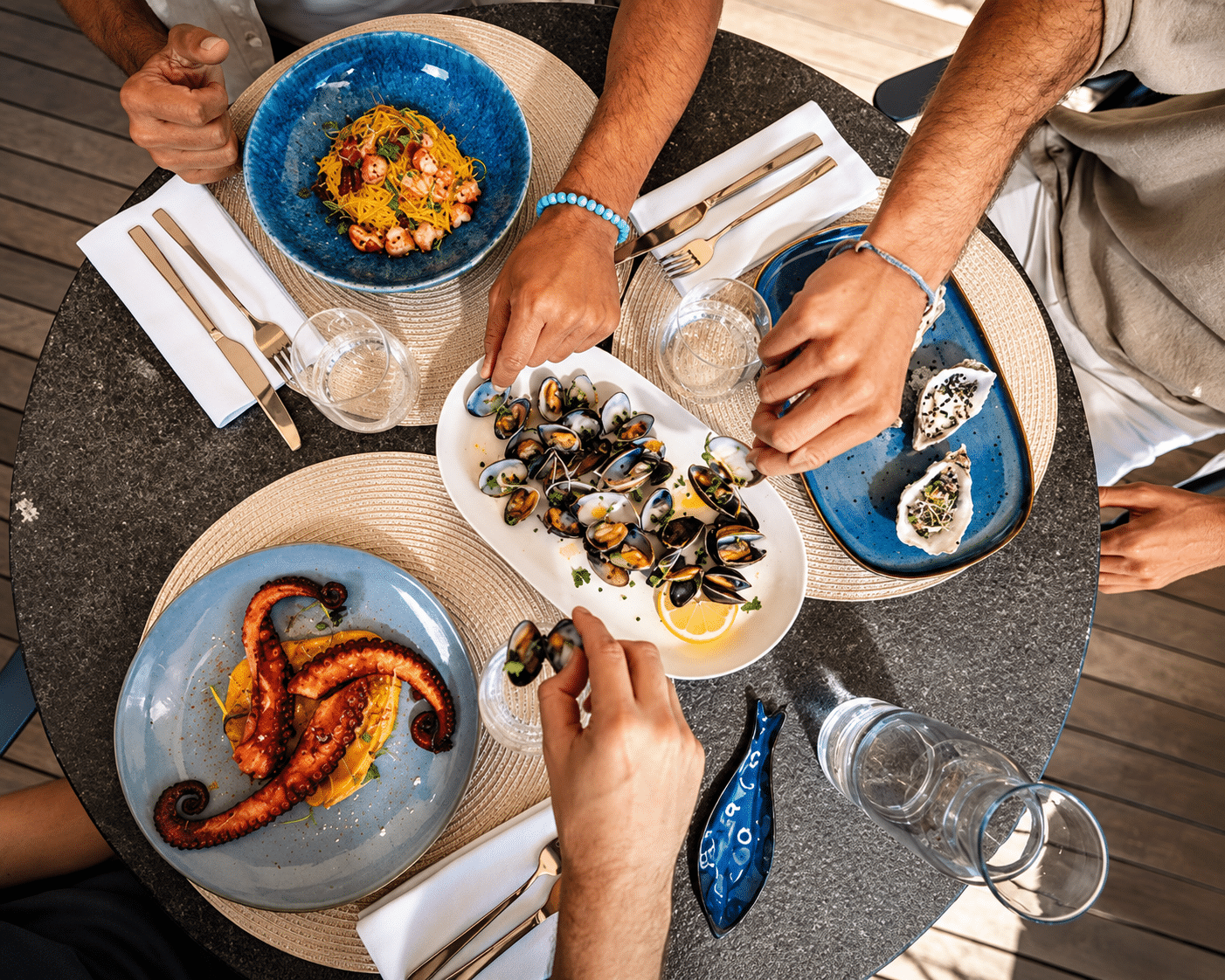 Restaurantbuchungen bei Hitze