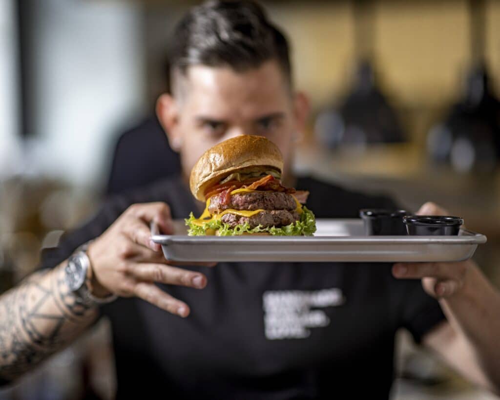 Ruffs Burger - Tablett